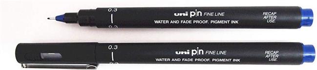 Marker Uni pin03-200 plavi