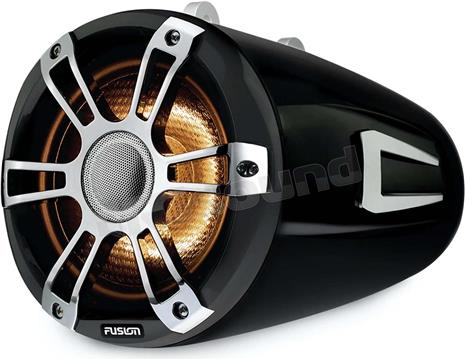 Fusion SG-FLT882SPC, 8.8'' Sports Grey Chrome Tower Spk,LED,Fusion