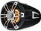Fusion SG-FLT882SPC, 8.8'' Sports Grey Chrome Tower Spk,LED,Fusion