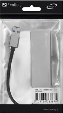 Sandberg USB-A Hub 1xUSB3.0 3x2.0 SAVER