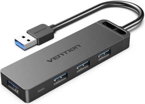 Vention 4-Port USB 3.0 Hub With Power Supply 0,5m Black