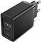 Vention 2-Port USB (A C) Wall Charger (18W 20W) EU-Plug, Black