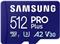 Samsung PRO Plus 512GB microSD UHS-I U3 Full HD 4K UHD 180MB
