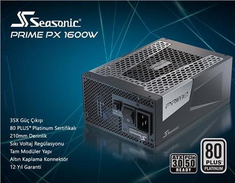 1600W Seasonic PRIME PX-1600 | 80+ Platinum