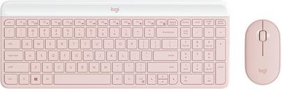 Keyboard & Mouse Logitech Slim Wireless Combo MK470, Rose, SLO g