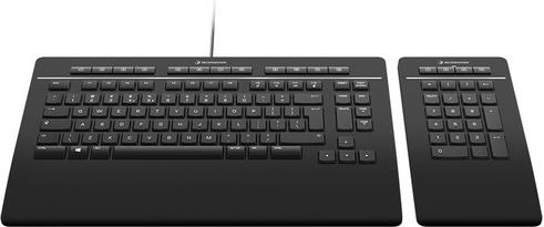 Keyboard 3Dconnexion Keyboard Pro with Numpad black, USB, US intl. SLO g.