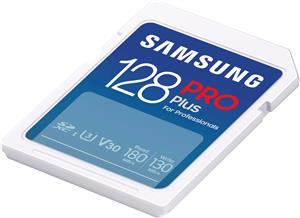 SDXC Card Samsung PRO Plus, 128GB, U3, V30, UHS-I, 180MB/s