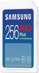 SDXC Card Samsung PRO Plus, 256GB, U3, V30, UHS-I, 180MB/s