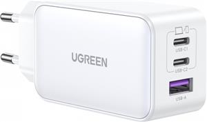 Ugreen USB-A and 2x USB-C 65W GaN fast charger - box