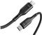 VEGER CC01 braided cable USB-C to USB-C, 60W, 1.2 m, black.