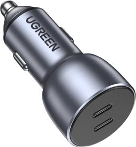 Ugreen car charger 2xUSB-C QC 3.0 40W - box.