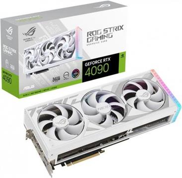 ASUS ROG Strix GeForce RTX 4090 24GB - White Edition - graphics card - NVIDIA GeForce RTX 4090 - 24 GB - white