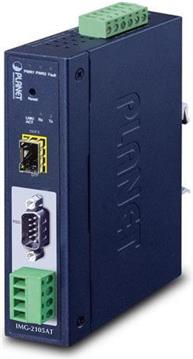 Planet Industrial 1-port RS232 422 485 Modbus Gateway with 1-Port 100BASE-FX SFP