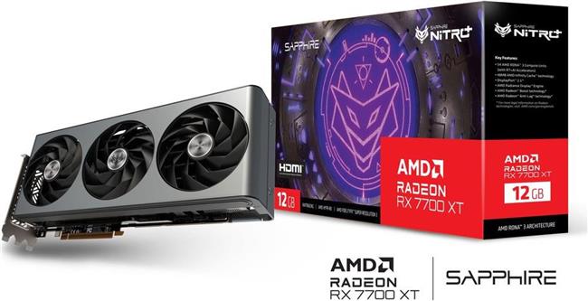 Grafička kartica Sapphire Radeon RX 7700 XT NITRO+ Gaming OC 12GB