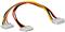INTERNI Y KABEL 2x5.25" F 1x5.25" M