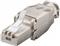 Techly 105872 Wtyk modularny RJ45 Cat6a 10G beznarzędziowy, STP