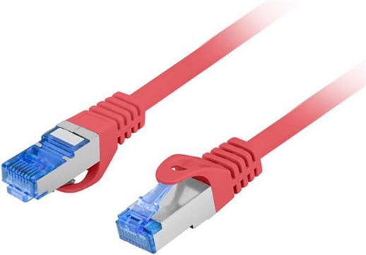 PATCHCORD KAT.6A S/FTP LSZH CCA 0.5M crvena FLUKE PASSED LANBERG