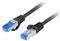 PATCHCORD KAT.6A S/FTP LSZH CCA 1.5M crna FLUKE PASSED LANBERG