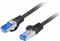 PATCHCORD KAT.6A S/FTP LSZH CCA 20M crna FLUKE PASSED LANBERG