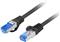 PATCHCORD KAT.6A S/FTP LSZH CCA 2M crna FLUKE PASSED LANBERG