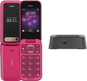 Nokia 2660 4G (TA-1469) Dual Sim roza + stacja dokująca