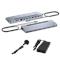 i-tec USB-C Metal Ergonomic 4K Docking Station + i-tec Universal Charger 100W