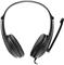 CANYON CHSU-1, basic PC headset with microphone, USB plug, leather pads, Flat cable length 2.0m, 160*60*160mm, 0.13kg, Black;