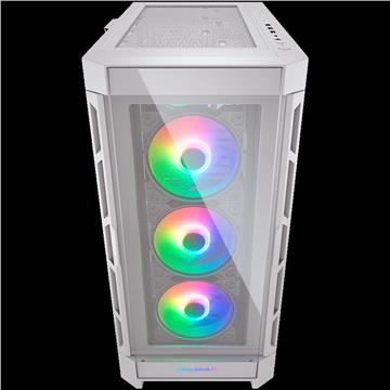 COUGAR | Duoface Pro RGB White | PC Case | Mid Tower / TG & Airflow Front Panel / 4 x ARGB Fans / TG Left Panel