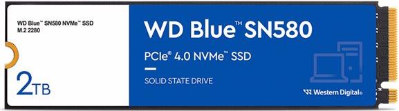 WD Blue SN580 NVMe SSD 2TB M.2