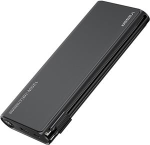 VEGER portable battery TC130 25000 mAh, black.