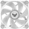 Fan ASUS TUF Gaming TF120 RGB, PWM, 120mm, 3 Pack + Controller, White