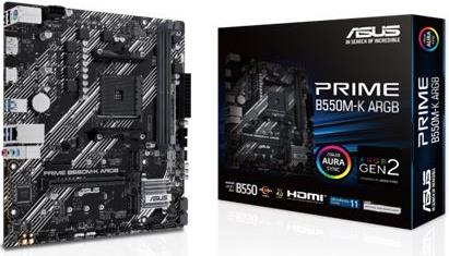 MB ASUS PRIME B550M-K ARGB AMD,AM4,DDR4,mATX