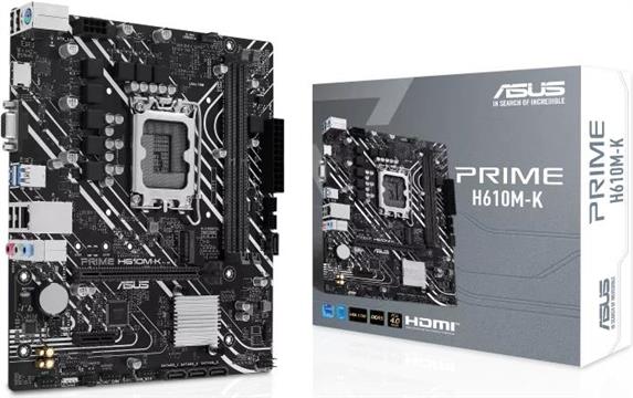 ASUMB-ASUS PRIME H610M-K, DDR5, SATA3, HDMI, USB3.2Gen1, LGA1700 mATX