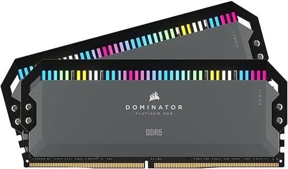 CORSAIR RAM Dominator Platinum RGB - 64 GB (2 x 32 GB Kit) - DDR5-6000 DIMM CL30