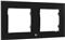 Home Shelly Accessories "Wall Frame 2" Wandtaster Rahmen 2-fach Schwarz