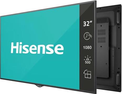 Hisense digital signage display 32BM66AE 32'' / FHD / 500 nits / 60 Hz / (24h / 7 days )