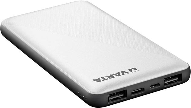 Prijenosno napajanje powerbank VARTA Energy 57976101111, 10.000 mAh, 1x USB-C, 2x USB-A, 1-micro USB srebrno