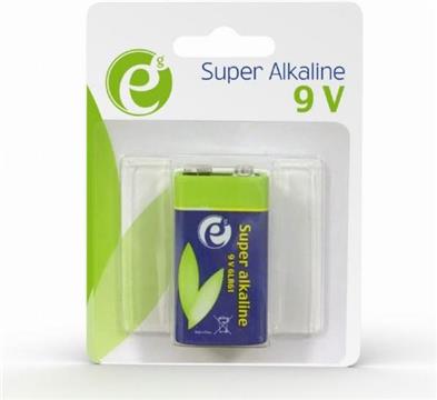 Gembird Alkaline 9 V 6LR61 battery, blister