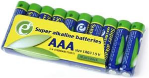 Gembird Super alkaline AAA batteries, 10-pack