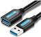 Vention USB 3.0 A Male to A Female Extension Cable 3M Black PVC Type