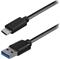 Transmedia USB type C plug - USB 3.1 type A plug, 2m