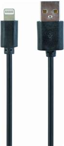 Gembird USB to 8 pin Lightning sync and charging cable, black, 2m
