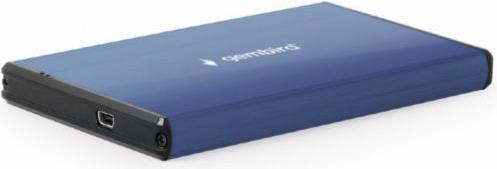 Gembird USB 3.0 2.5'' enclosure, brushed aluminum, deep-blue