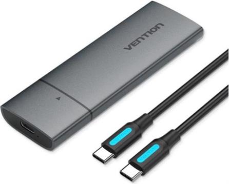 Vention M.2 NVMe SSD Enclosure (USB 3.1 Gen 2-C) Gray
