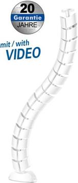 Transmedia Flexible Cable Management, White