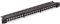 NaviaTec Cat6 Unshielded 24-Port Patch Panel, 1U with keystones