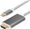 Transmedia USB type C plug - HDMI plug 1,5m