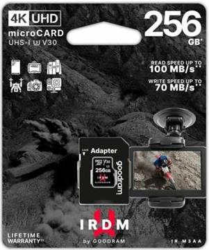 GOODRAM IRDM 256GB microSD UHS-I U3 + adapter