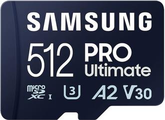 Samsung Ultimate microSDXC 512GB UHS-I U3 [Zapis 130MB/s Odczyt 200MB/s]