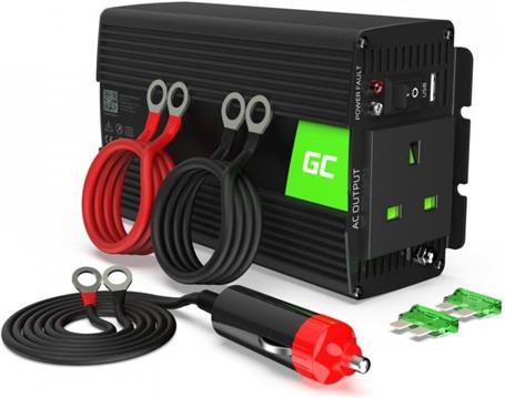 Green Cell Inwerter 24V na 230V 300W/600W Modyfikowana sinusoida UK PLUG